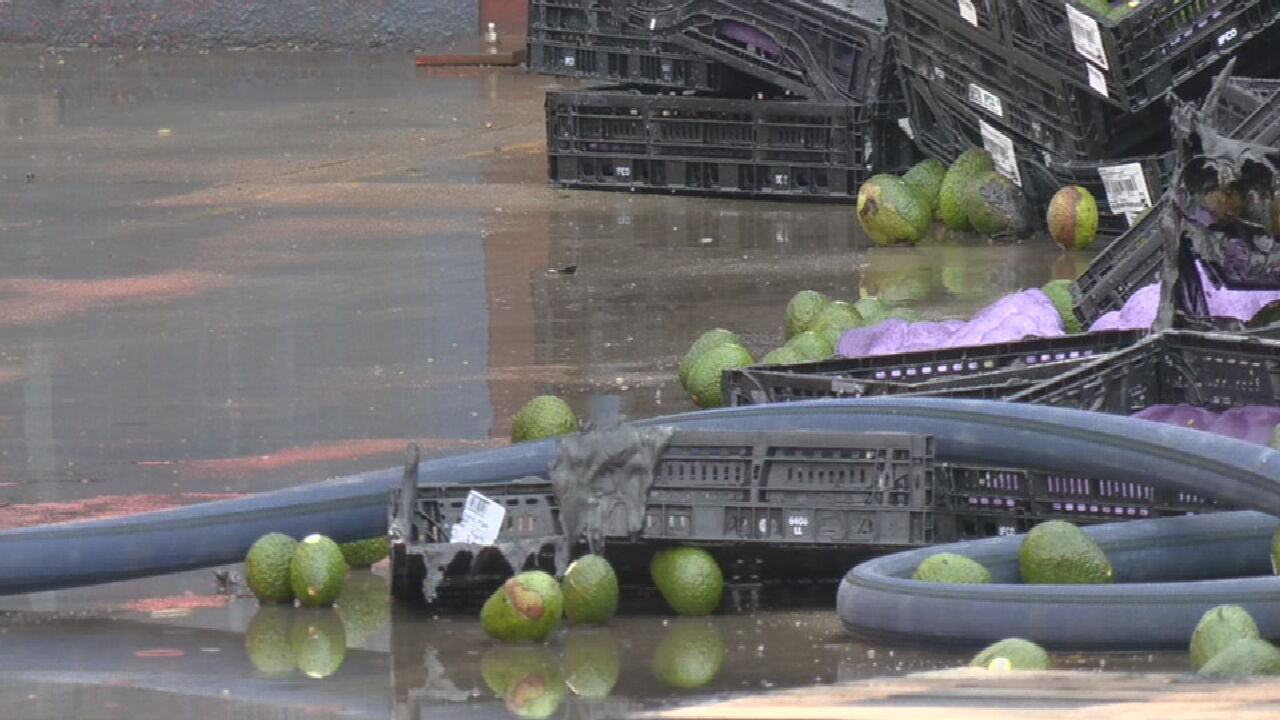 Avocados damaged after fire at Louisville's Horton Fruit Company